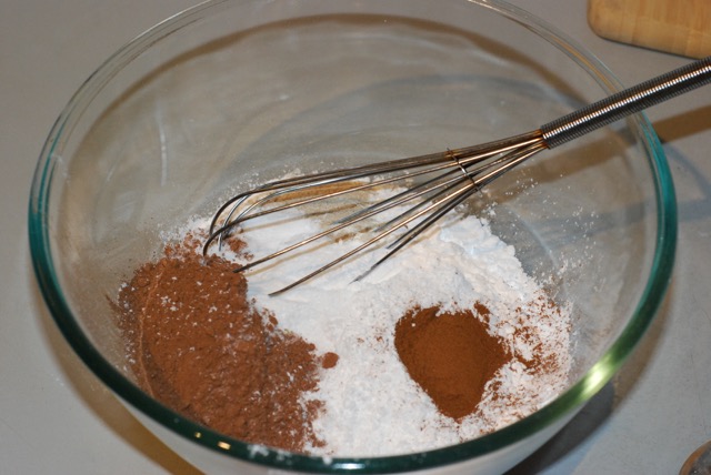 Whisk together the dry ingredients