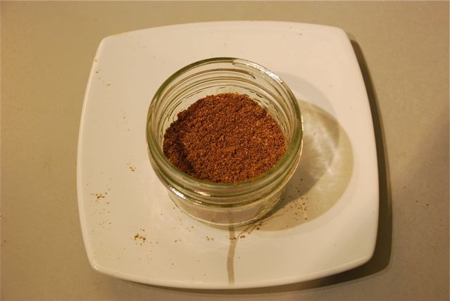 Rasam Powder in a jar