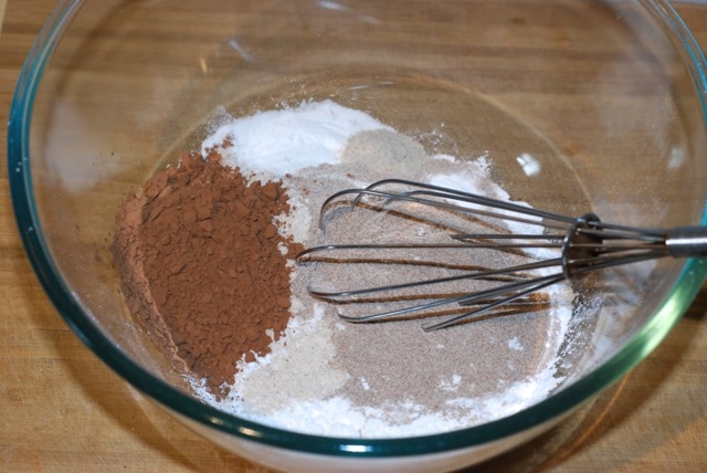 Whisk together all the dry ingredients