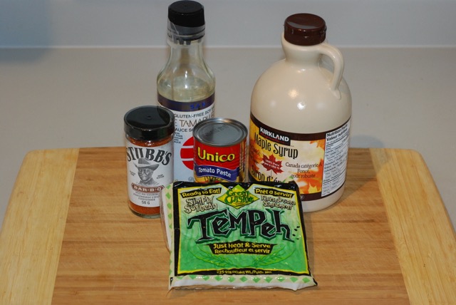 Ingredients for Smoky Maple Tempeh