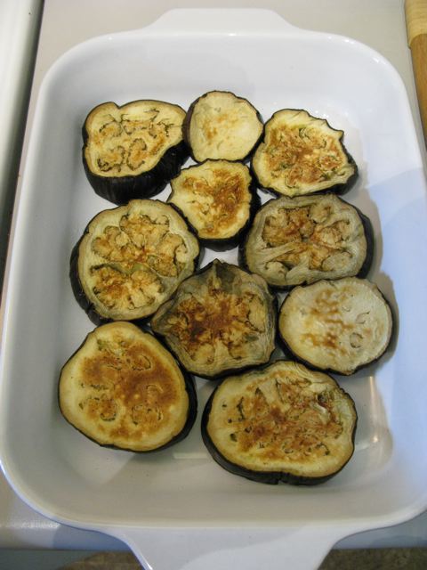 First eggplant layer