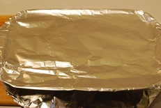 Cover with foil and bake