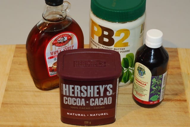 Ingredients Chocolate PB2 Icing