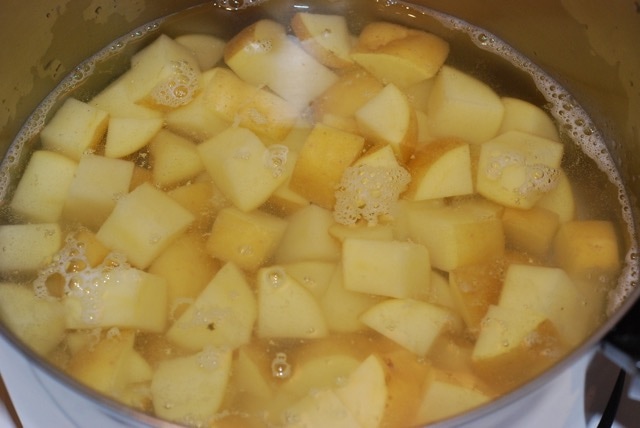 Cooking potatoes