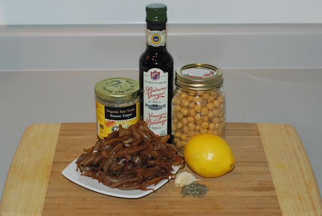 Ingredients for Caramelized Onion Hummus