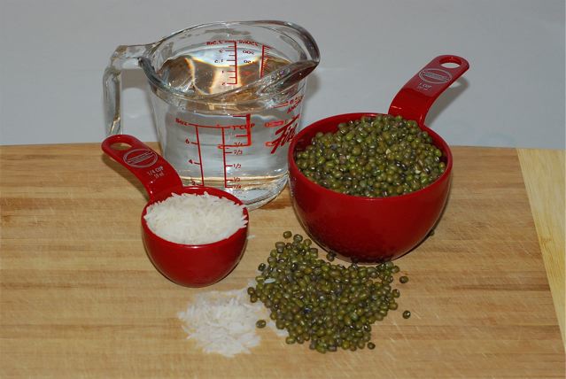 Ingredients for Mung Bean Crepes