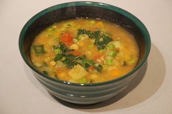Bowl of Curried Potato Soup