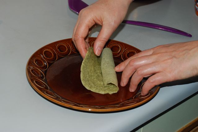 Mung Beans Crepes can bend and roll easily