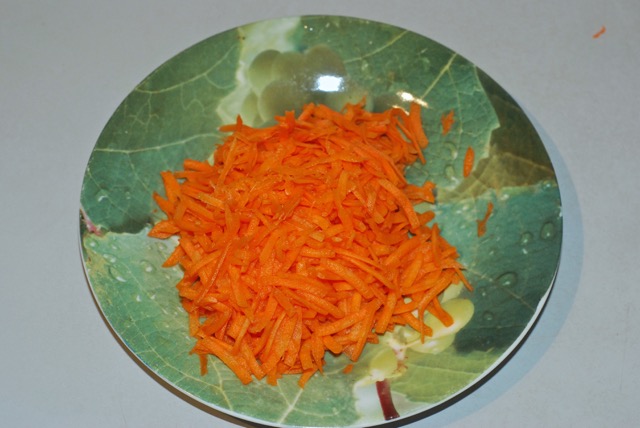 Grated carrot