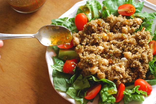 Curry Leaves Quinoa with Quick Apricot Chutney / Fat-Free, Gluten-Free, Vegan