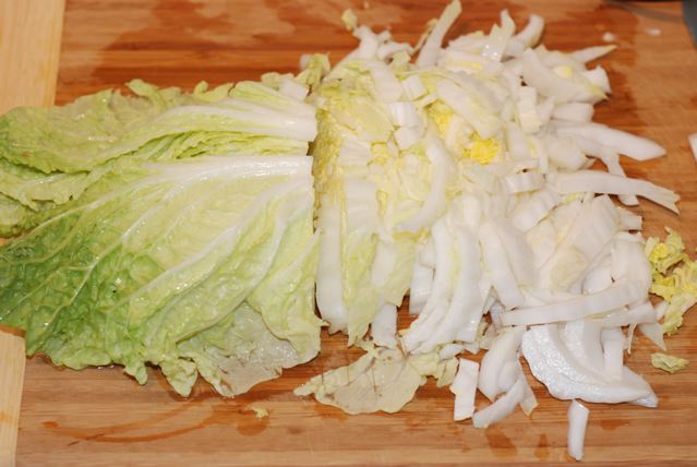 Shredded Napa cabbage