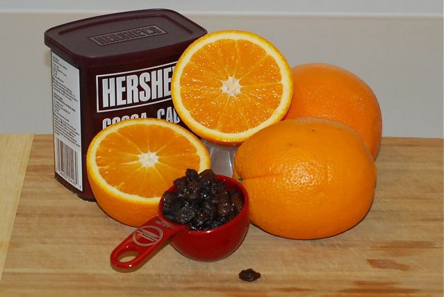 Chocolate Orange Sauce Ingredients for Buckwheat Crepes with Chocolate Orange Sauce