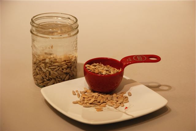 Soak the sunflower seeds for 4 hours or over night