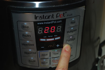 Press the PORRIDGE button--Instant Pot (or Slow Cooker) Gluten-Free Multi-Grain Porridge / beansriceeverythingnice@weebly.com