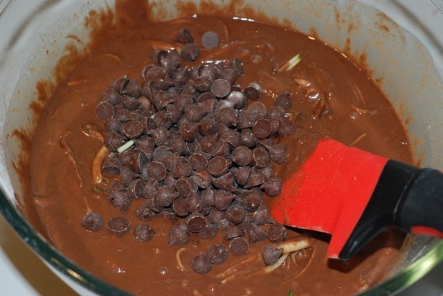 Stir in the chocolate chips