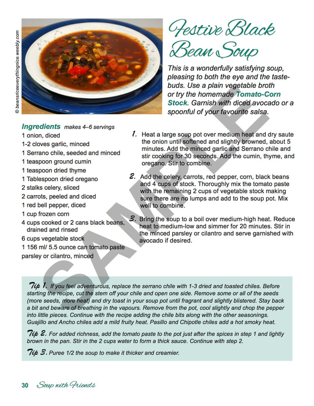 Soup section sample page Soup with Friends--https://beansriceeverythingnice.weebly.com/marketplace.html